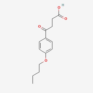 B1269043 4-(4-Butoxyphenyl)-4-oxobutanoic acid CAS No. 63471-88-5