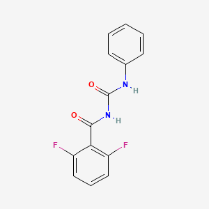 Benzamide, 2,6-difluoro-N-((phenylamino)carbonyl)-