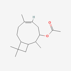 2,6,10,10-Tetramethylbicyclo(7.2.0)undec-5-en-3-yl acetate