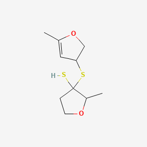 3-[(2,3-Dihydro-5-methyl-3-furyl)thio]tetrahydro-2-methylfuran-3-thiol