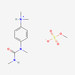 N,N,N-Trimethyl-4-(((methylamino)carbonyl)amino)anilinium methyl sulphate