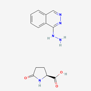 molecular formula C13H15N5O3 B12690562 Einecs 299-166-7 CAS No. 93857-33-1