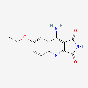 1H-Pyrrolo(3,4-b)quinoline-1,3(2H)-dione, 9-amino-7-ethoxy-