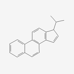 molecular formula C20H18 B12690586 17-Isopropyl-17H-cyclopenta(a)phenanthrene CAS No. 5830-63-7