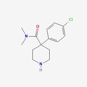 4-(4-Chlorophenyl)-N,N-dimethylpiperidine-4-carboxamide