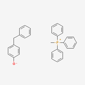 4-benzylphenolate;methyl(triphenyl)phosphanium