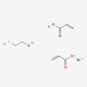 Sodium;prop-2-enoate;prop-2-enoic acid;2-sulfanylethanol