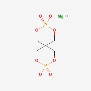 molecular formula C5H8MgO8P2 B12690835 Magnesium 2,4,8,10-tetraoxa-3,9-diphosphaspiro[5.5]undecane-3,9-diolate 3,9-dioxide CAS No. 97890-21-6