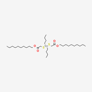 Decyl 4,4-dibutyl-7-oxo-8-oxa-3,5-dithia-4-stannaoctadecanoate