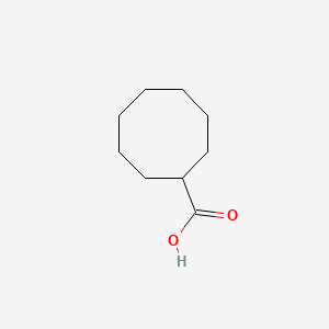 molecular formula C9H16O2 B1269089 Cyclooctanecarboxylic acid CAS No. 4103-15-5