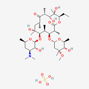 molecular formula C37H69NO17S B12690943 Erythromycin sulfate CAS No. 7184-72-7