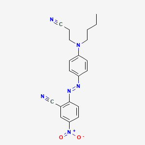 2-((4-(Butyl(2-cyanoethyl)amino)phenyl)azo)-5-nitrobenzonitrile