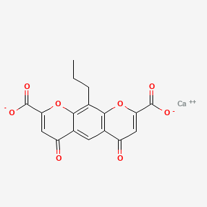 molecular formula C17H10CaO8 B12690966 Probicromil Calcium CAS No. 71144-97-3