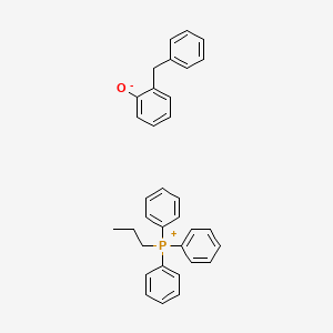 2-benzylphenolate;triphenyl(propyl)phosphanium