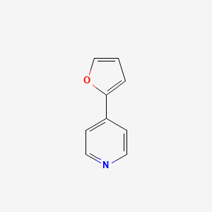 molecular formula C9H7NO B1269100 4-(2-呋喃基)吡啶 CAS No. 55484-04-3