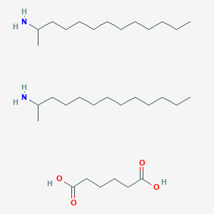 molecular formula C32H68N2O4 B12691027 Aminotridecane adipate CAS No. 35059-07-5