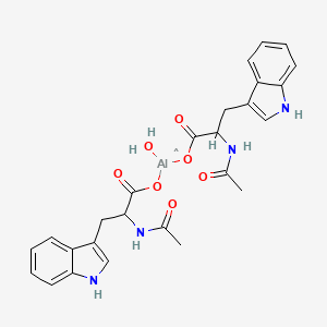 Bis(N-acetyl-DL-tryptophanato-ON,Oalpha)hydroxyaluminium