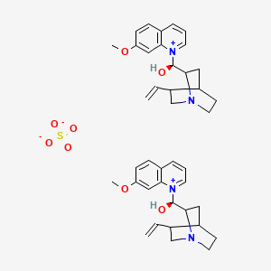 Bis((9S)-10,11-dihydro-9-hydroxy-6'-methoxycinchonanium) sulphate