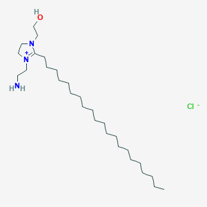 1-(2-Aminoethyl)-2-henicosyl-4,5-dihydro-3-(2-hydroxyethyl)-1H-imidazolium chloride