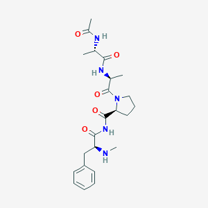 B126913 Acetyl-alanyl-alanyl-prolyl-(N-methyl)phenylalaninamide CAS No. 151657-05-5