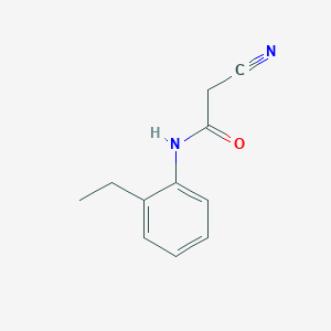 molecular formula C11H12N2O B1269150 2-氰基-N-(2-乙基苯基)乙酰胺 CAS No. 87165-08-0