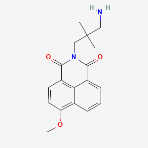 2-(3-Amino-2,2-dimethylpropyl)-6-methoxy-1H-benz(de)isoquinoline-1,3(2H)-dione