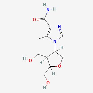 1-(4,5-Bis-hydroxymethyl-tetrahydro-furan-3-yl)-5-methyl-1H-imidazole-4-carboxylic acid amide