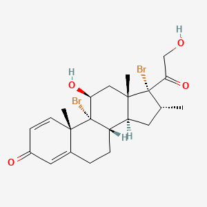 9,17-Dibromo-11beta,21-dihydroxy-16alpha-methylpregna-1,4-diene-3,20-dione