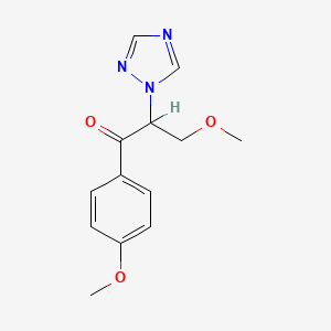 3-Methoxy-2-(1H-1,2,4-triazol-1-yl)-4'-methoxypropiophenone