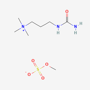 3-((Aminocarbonyl)amino)propyltrimethylammonium methyl sulphate