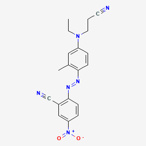 2-[[4-[(2-Cyanoethyl)ethylamino]-O-tolyl]azo]-5-nitrobenzonitrile