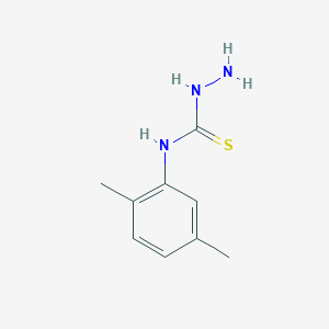 molecular formula C9H13N3S B1269178 n-(2,5-二甲苯基)肼基碳硫酰胺 CAS No. 64374-53-4