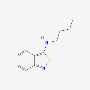 B12691799 3-(Butylamino)-2,1-benzisothiazole CAS No. 149862-55-5