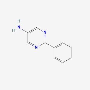 molecular formula C10H9N3 B1269193 2-Phenylpyrimidin-5-amine CAS No. 59808-52-5