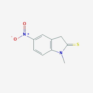 B126920 1-Methyl-5-nitro-2-indolinethione CAS No. 156136-71-9