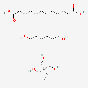 Dodecanedioic acid;2-ethyl-2-(hydroxymethyl)propane-1,3-diol;hexane-1,6-diol