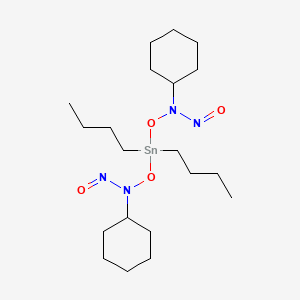 N,N'-((Dibutylstannylene)bis(oxy))bis(N-nitrosocyclohexylamine)