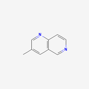 molecular formula C9H8N2 B12692723 3-Methyl-1,6-naphthyridine CAS No. 14757-43-8