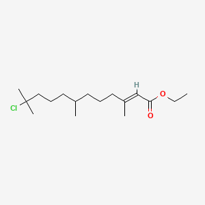 Ethyl 11-chloro-3,7,11-trimethyl-2-dodecenoate