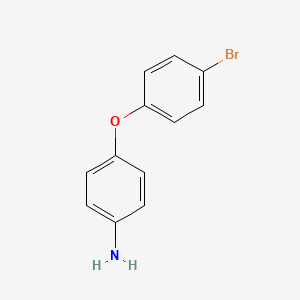 molecular formula C12H10BrNO B1269301 4-(4-Bromophenoxy)aniline CAS No. 31465-35-7