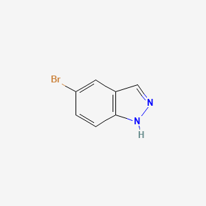 molecular formula C7H5BrN2 B1269310 5-溴-1H-吲唑 CAS No. 53857-57-1