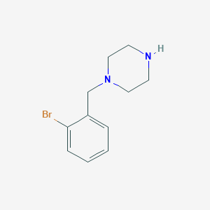 molecular formula C11H15BrN2 B1269321 1-(2-Bromobenzyl)piperazine CAS No. 298705-59-6
