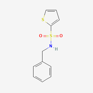 molecular formula C11H11NO2S2 B1269333 N-苄基噻吩-2-磺酰胺 CAS No. 64255-65-8