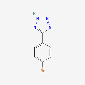 molecular formula C7H5BrN4 B1269336 5-(4-溴苯基)-1H-四唑 CAS No. 50907-23-8