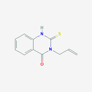 molecular formula C11H10N2OS B1269337 3-烯丙基-2-巯基-3H-喹唑啉-4-酮 CAS No. 21263-59-2