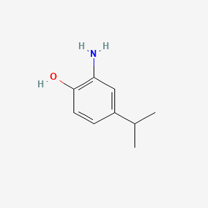 molecular formula C9H13NO B1269349 2-Amino-4-isopropylphenol CAS No. 3280-68-0