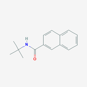 molecular formula C15H17NO B1269362 N-tert-butylnaphthalene-2-carboxamide CAS No. 82740-58-7