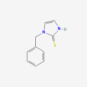 molecular formula C10H10N2S B1269363 1-苄基-1H-咪唑-2-硫醇 CAS No. 23269-10-5