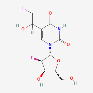 5-(1-Hydroxy-2-iodoethyl)-2'-fluoro-2'-deoxyuridine