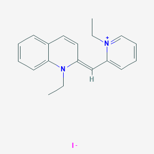 1-Ethyl-2-((1-ethyl-2(1H)-pyridylidene)methyl)quinolinium iodide